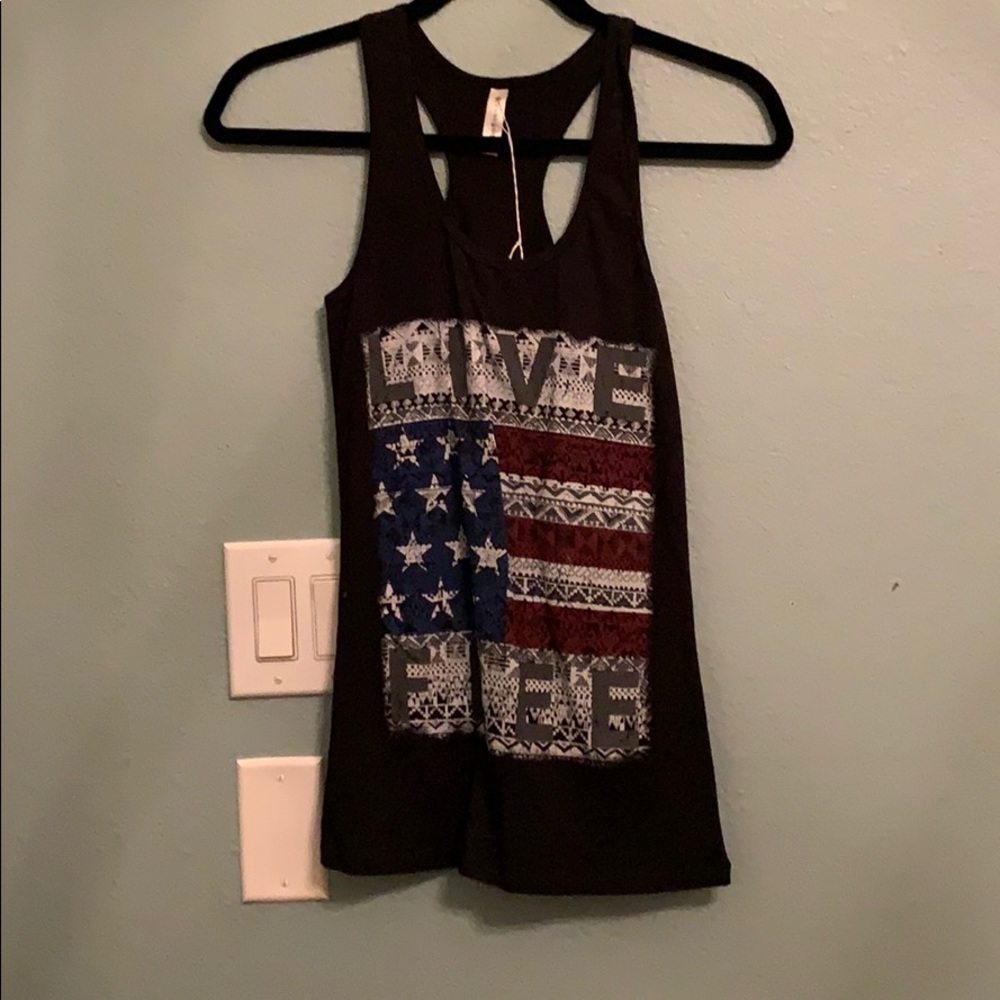 Live free tank top